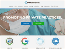 Tablet Screenshot of dentalprofiles.com